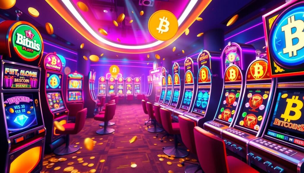 playing bitcoin slots